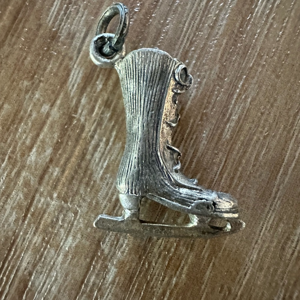 Vintage Ice Skate Shoe Charm